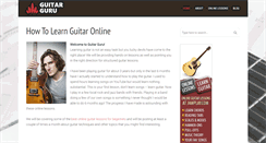 Desktop Screenshot of guitarguru.net